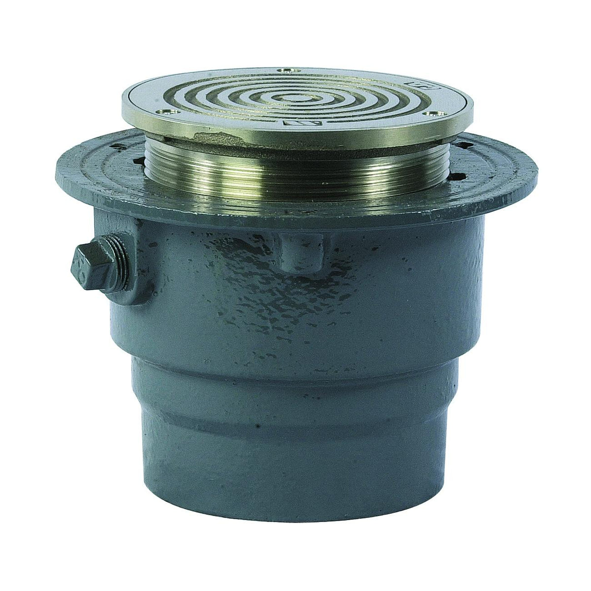 Co-200-R - Co-204-R Floor Cleanout with Round Top