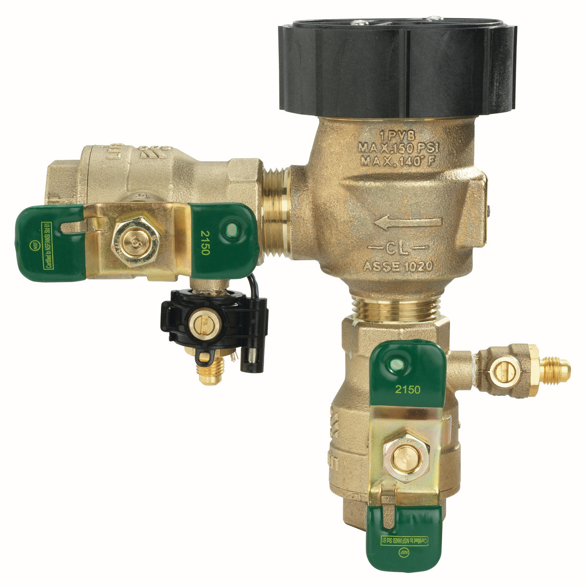 LF800M4QT Angle Backflow Preventer with Flood Sensor - 1"