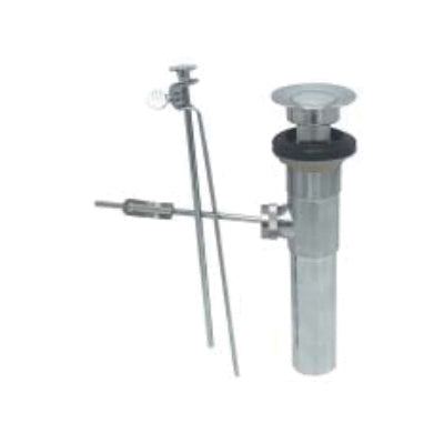 Wal-Rich 1405003 Pop-Up Waste Assembly, For Use With Strainers and Drains, 1-1/4 in, Brass