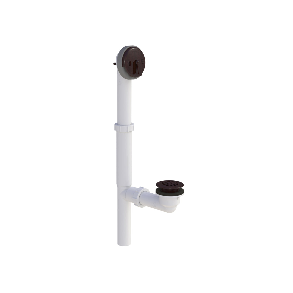 Watco® 500-TQ-PVC-BZ Complete Bath Waste With Oil Rubbed Bronze QUICK ADJUST® Stopper, PVC, Domestic