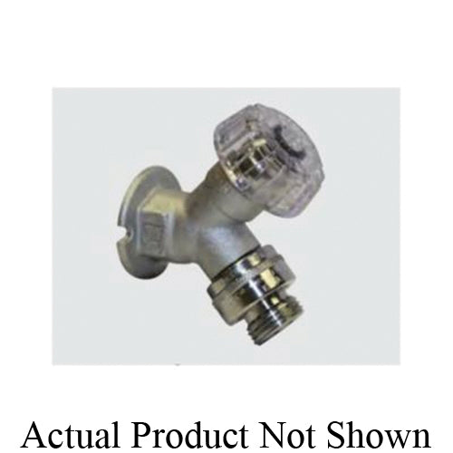 Woodford® 24C-BR-MH Model 24 Anti-Siphon Wall Faucet, 1/2 or 3/4 in, Combination copper tube, 125 psi, Domestic