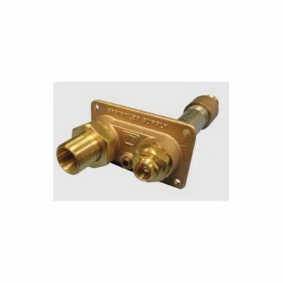 Woodford® 32P-8 Model 32 Freezeless Lawn Sprinkler Supply Wall Hydrant, 3/4 or 1 in, Combination FNPT x MNPT, 8 in THK Wall, 125 psi, Domestic