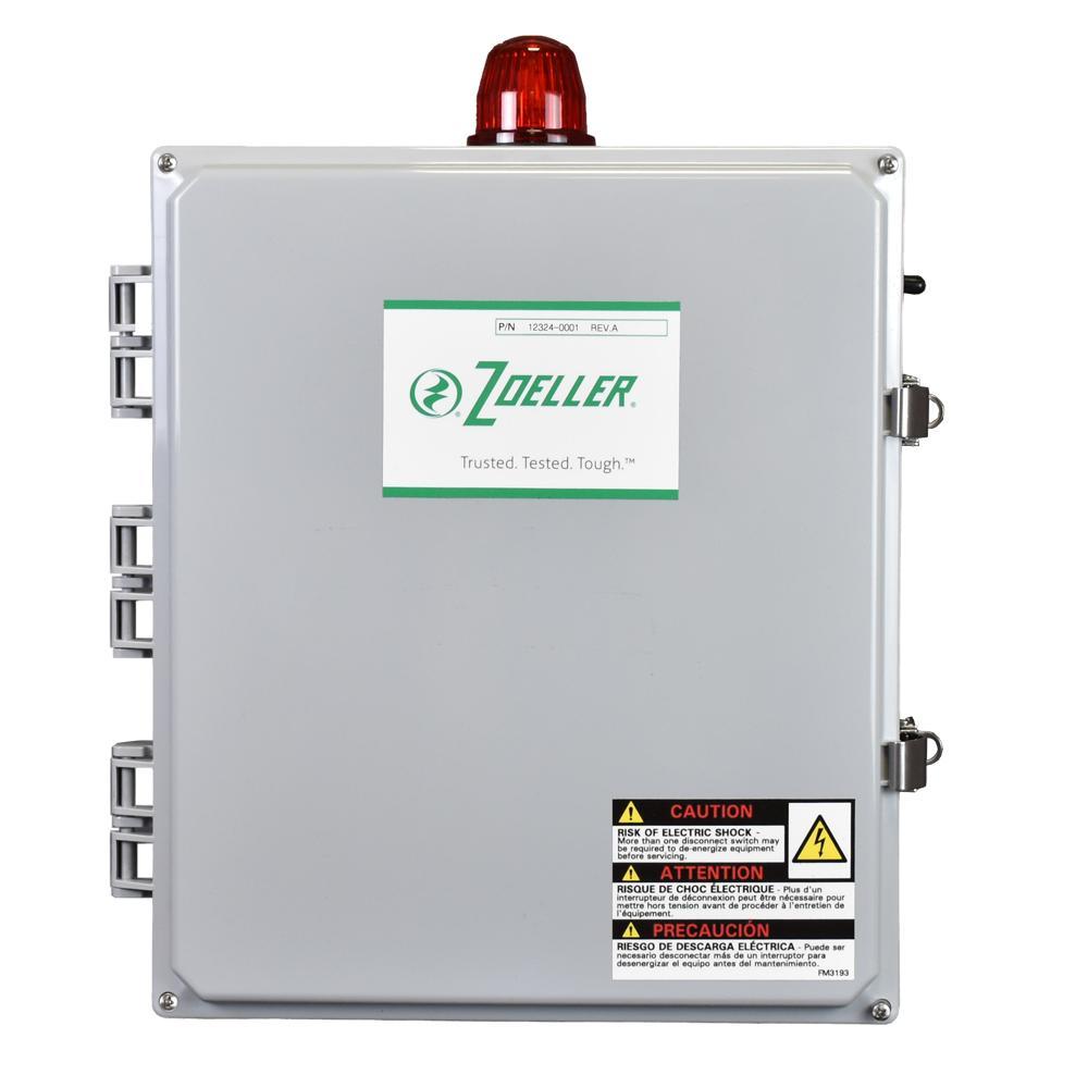Zoeller® 124D4-0001 Duplex Control Panel, NEMA 4X Enclosure