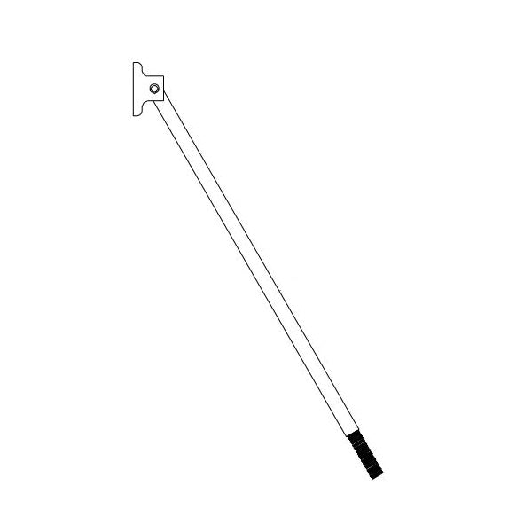Zurn® 60865001 Wall Bracket/Rod Assembly, For Use With Model G60554 5-3/4 in M Vacuum Breaker Spout