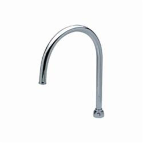 Zurn® AquaSpec® G67853 Centerline Gooseneck Spout, 8 in, Brass, Polished Chrome