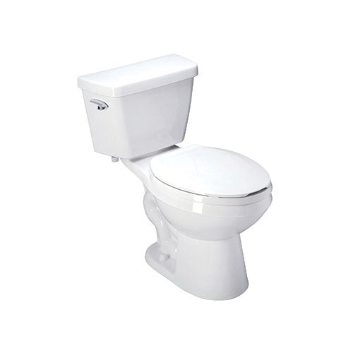 Zurn® EcoVantage® Z5535-RH 2-Piece High-Efficiency Toilet, Elongated Bowl, 15 in H Rim, 12 in Rough-In, 1.28 gpf