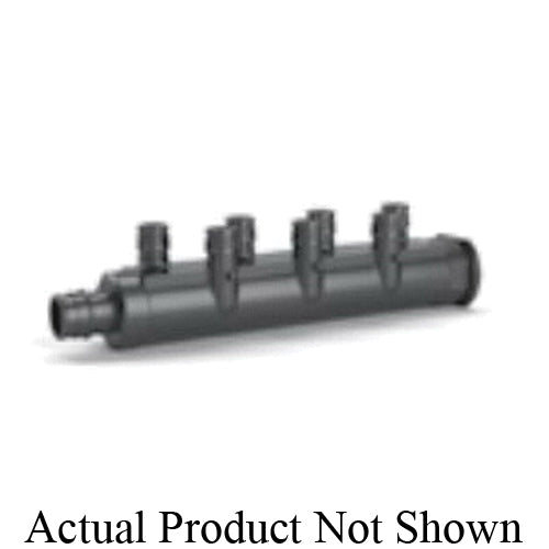 Zurn® QEPMCD53-12 Multiport Tee, 1 x (12) 1/2 in Nominal, F1960 Expansion PEX With Closed F1960 Expansion PEX Double Row End Style, CR Polymer