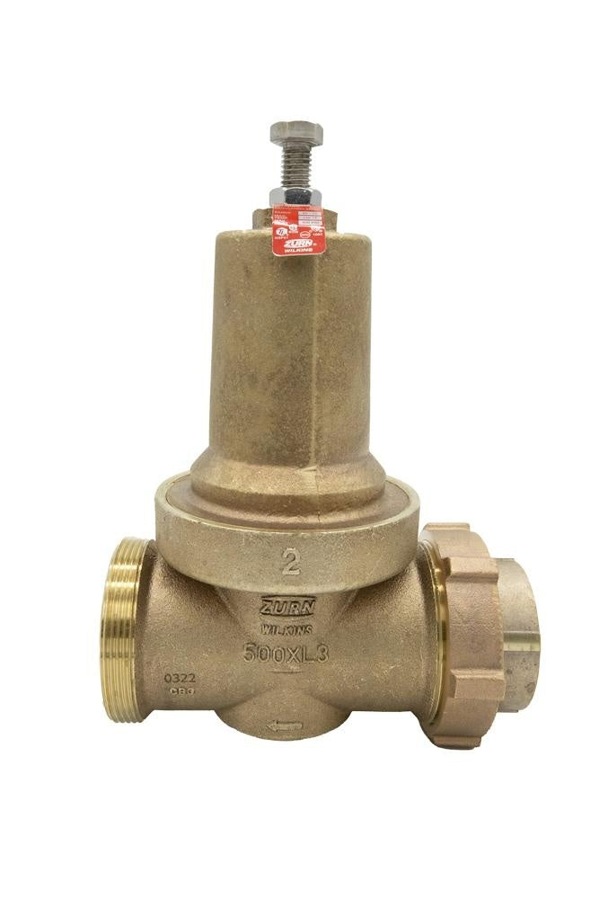 Zurn® Wilkins 1-500XL3 500XL3 Pressure Reducing Valve, 1 in Nominal, Single Union FNPT x FNPT End Style, 15 to 75 psi Pressure, Low Lead Cast Bronze Body, Import