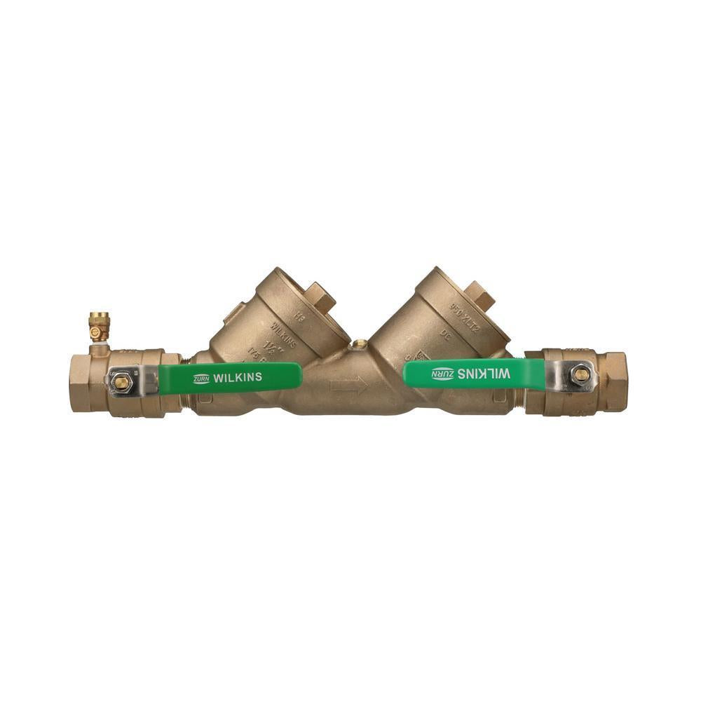 Zurn® Wilkins 112-950XLT2 Valve Assembly, 1-1/2 in Nominal, FNPT End Style, Bronze Body, Dual Check, Domestic