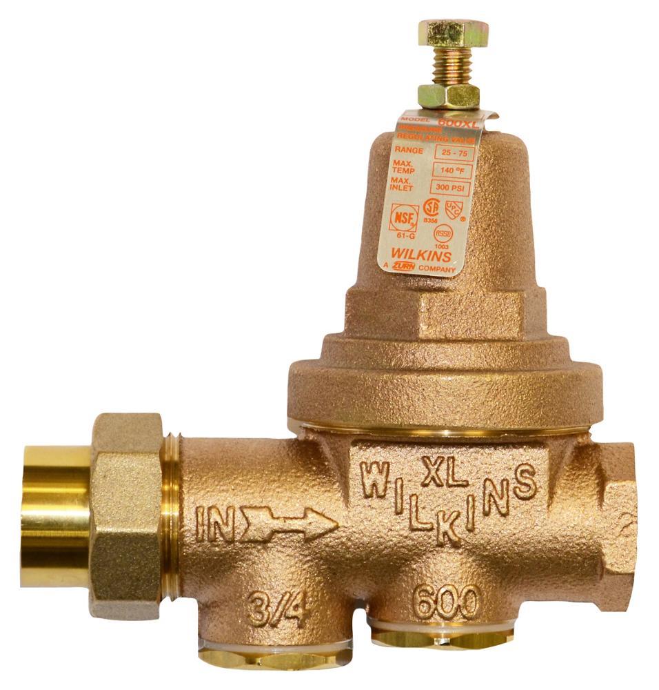600XL - 3/4" Pressure Reducing Valve - Cast Bronze - 400 PSI