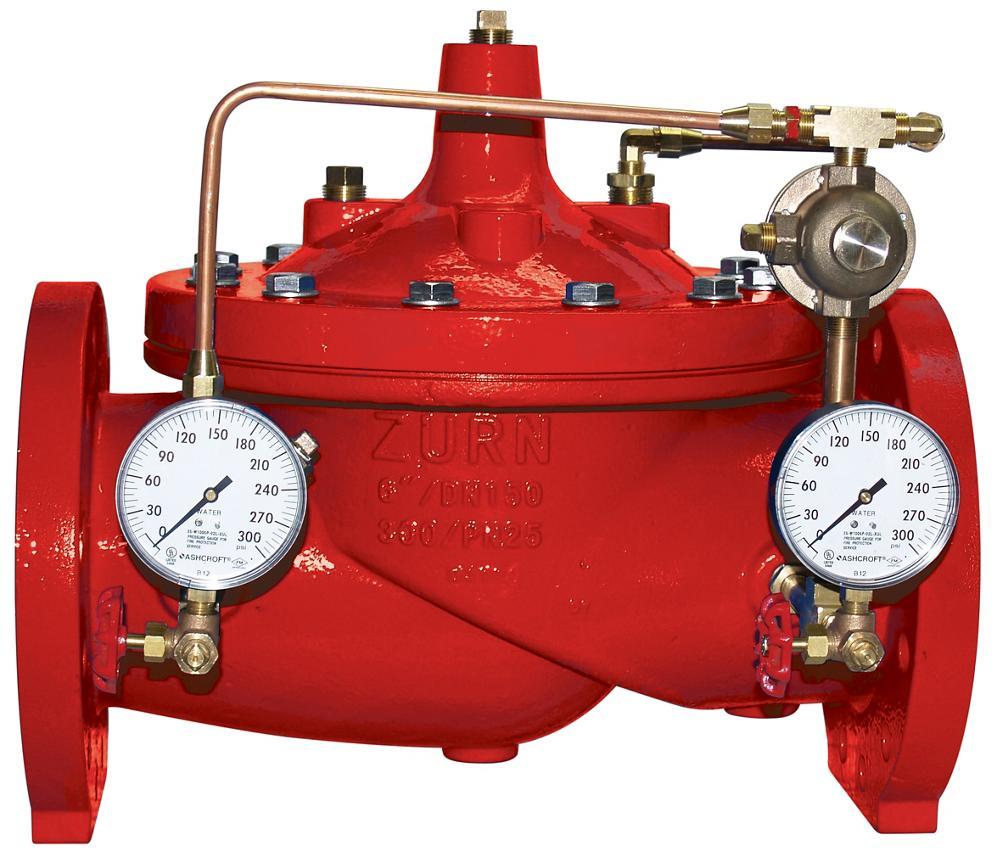 ZW209 - 4" Globe Style Pressure Reducing Valve - Flanged