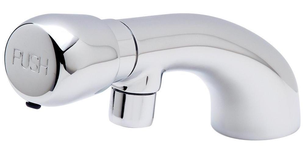 Zurn® AquaSpec® Z86300-XL Slow-Close Single Basin Metering Faucet, Commercial, 0.25 gpc Flow Rate, 1-13/16 in H Spout, Polished Chrome