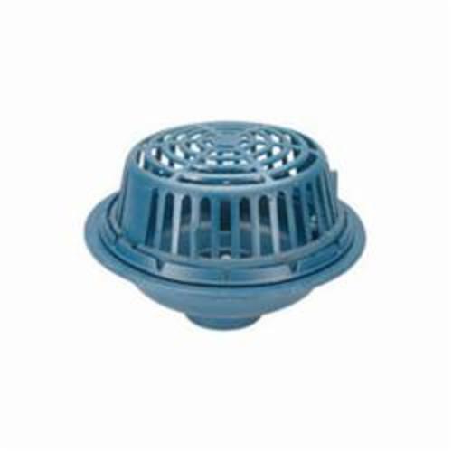 Zurn® Z100-6NH Roof Drain, 6 in Outlet, 15 in Dia x 4-11/16 in H, Cast Iron Drain