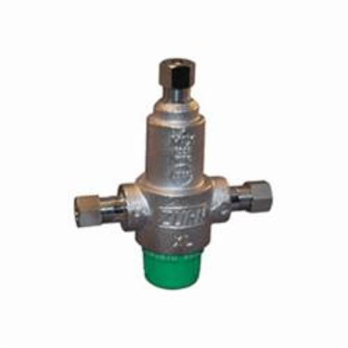 Zurn® Aqua-Gard® ZW3870XLT Thermostatic Mixing Valve, 3/8 in, Compression, 145 psi, 0.35 to 3.1 gpm, Cast Bronze Body