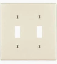 SG LT ALMND TOGGLE SWITCH PLAT