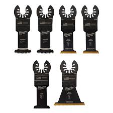 6 PC Universal Fit Oscillating Multi-Tool Blade Set