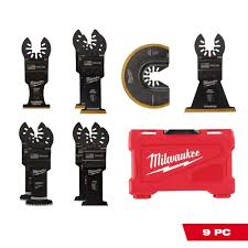 9 PC Universal Fit Oscillating Multi-Tool Blade Set