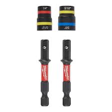 2PC SHOCKWAVE™ Impact Duty QUIK-CLEAR™ 2-in-1 Magnetic Nut Driver Set
