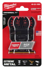 1-3/8" NITRUS™ Carbide Extreme Materials Universal Fit Oscillating Multi-Tool Blade (3 PK)