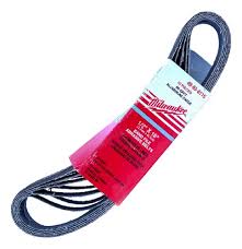 1/2" x 18" Aluminum Oxide Sanding Belt (60 Grit), 6-Pack