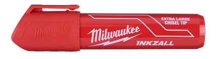 INKZALL™ (12) Extra Large Chisel Tip Red Marker