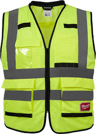 Class 2 High Visibility Yellow Performance Safety Vest - L/XL (ANSI/CSA)