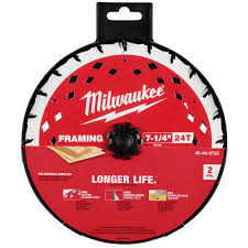 7-1/4" 24T Framing Circular Saw Blade (2 PK)