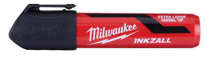 INKZALL™ (12) Extra Large Chisel Tip Black Marker