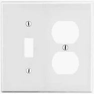 WHITE 2G 1 SWITCH/1 RECEP