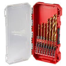15PC SHOCKWAVE™ Impact Duty RED HELIX™ Titanium Drill Bit Set