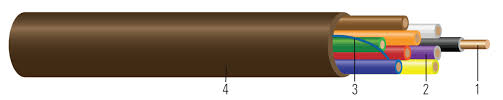 18 SOL CU 10/C CM/CL2 PVC BRWN