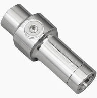 Fisher 72813 Spring Hose to Pipe Chemical Adapter Tee With 3/8 in NPT Flush Mount Plug, 3/8 x 1/4 in Female Spout