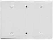 3-GANG BLANK WALLPLATE NYLON W