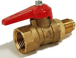3/8FL X 1/2FIP GAS BALL VALV