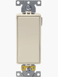 LT ALMOND 4W SP DECORA WALL SW