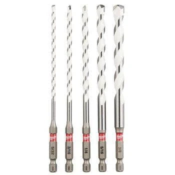 5 PC SHOCKWAVE™ Impact Duty Carbide Multi-Material Drill Bit Set