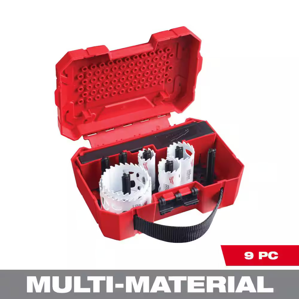 9 PC HOLE DOZER™ with Carbide Teeth Hole Saw Kit