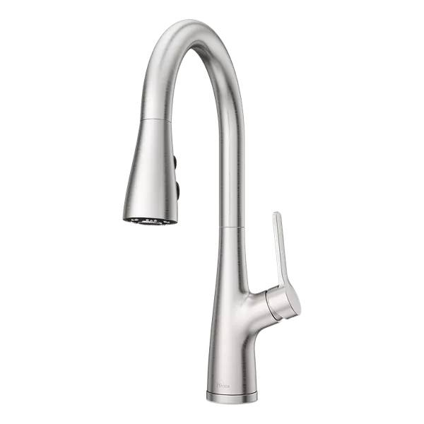Pfister® LG529-NES Neera Manual Kitchen Faucet, 1.8 gpm Flow Rate, 1 Handles
