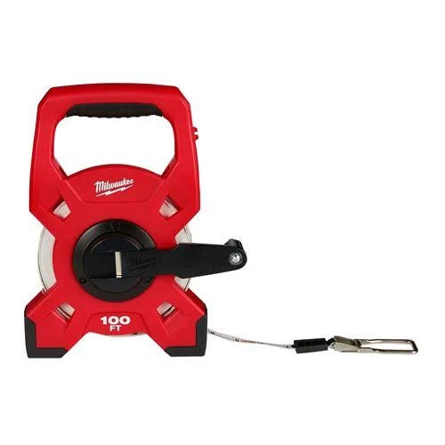 100ft Fiberglass Open Reel Long Tape Measure
