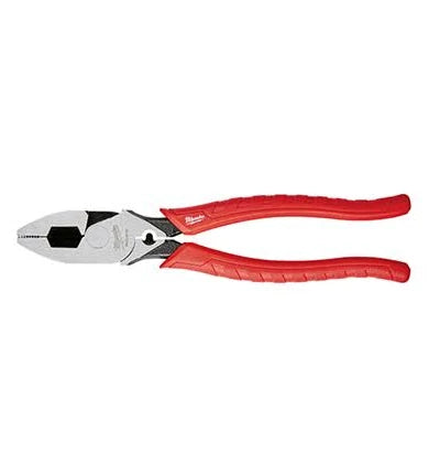 9" Comfort Grip High Leverage Lineman's Pliers with Crimper