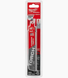 6" 10 TPI TORCH™ with NITRUS™ Carbide Teeth SAWZALL® Blade for Conduit and Strut (1 PK)