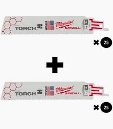 6" 14 TPI SAWZALL® Blades (100 Pk)