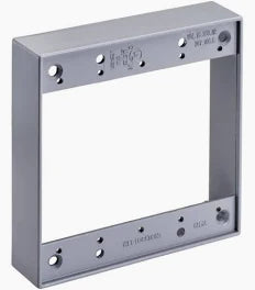 2-GANG WP EXTENSION RING GRAY