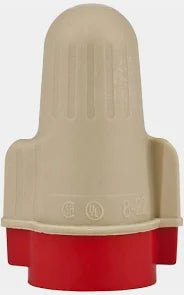 TAN/RED WIRE CONNECTOR 750 QTY