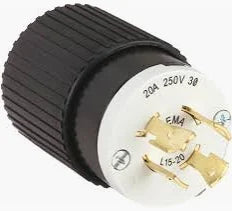 MALE PLUG L1520 20A 250V 3P