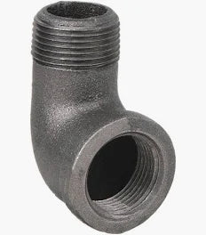 1 BLACK 90 ST ELBOW