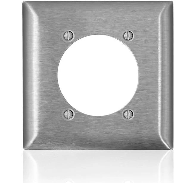 SS WALLPLATE 2 GANG C-SERIES