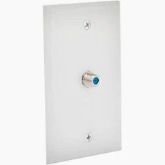 WHITE 1G TV PLATE