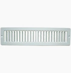 10X2 TOE GRILLE / WH