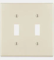 ALM 2G 2TOG Wall Plate